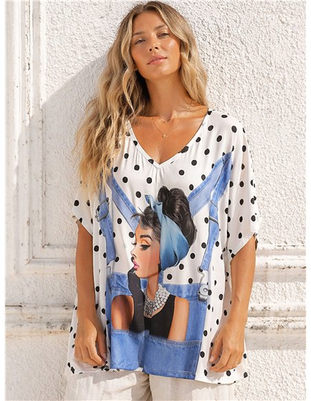 T-shirt imprimé oversize