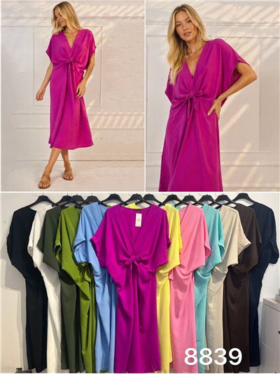 Vestido midi nudos 2