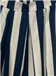 Striped midi skirt