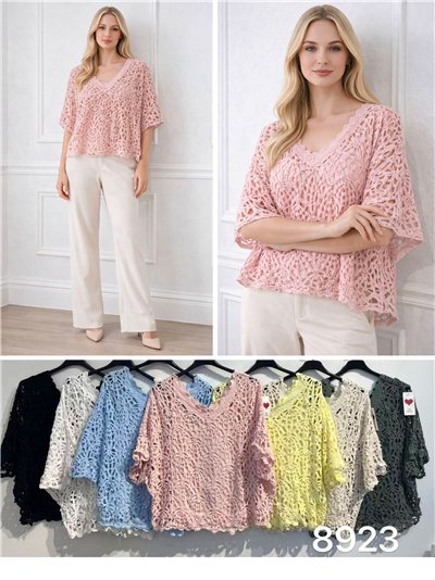 Blouse au crochet avec haut 2