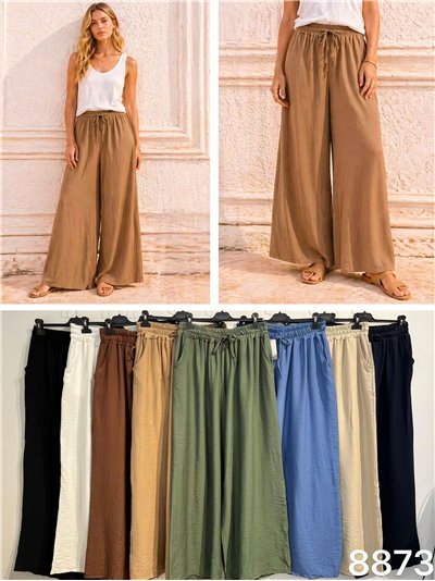 Pantalon palazzo fluide 2