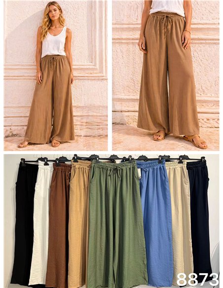 Pantalon palazzo fluide