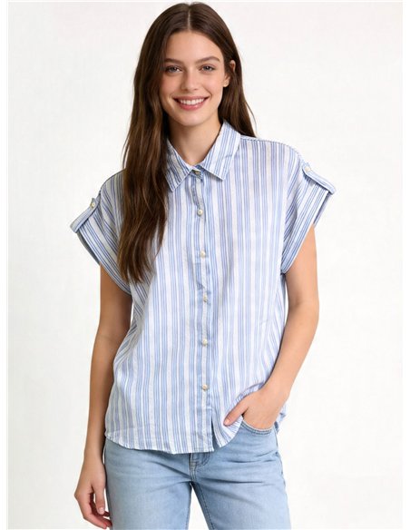 Camisa algodón rayas