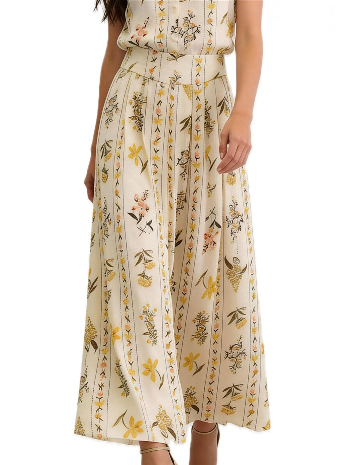 Pantalón palazzo estampado