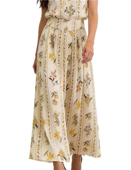 Pantalón palazzo estampado