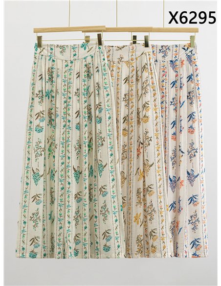 Pantalón palazzo estampado