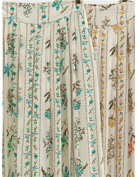 Pantalón palazzo estampado