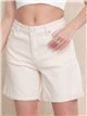 Bermuda jeans bege