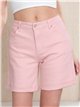 Bermuda jeans rosa