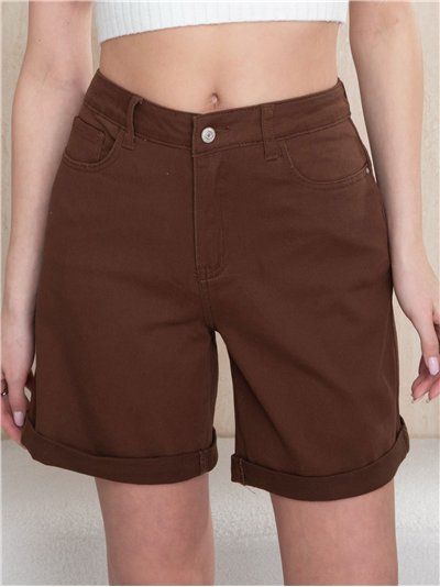 Bermuda jeans chocolate