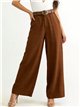 Pantalón wide leg con cinturón