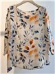 Blusa estampada hojas