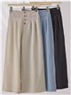 Pantalón palazzo con botones