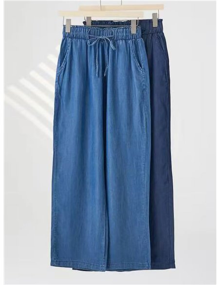 Pantalón denim fluido