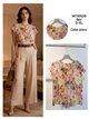 Blouse à imprimé floral