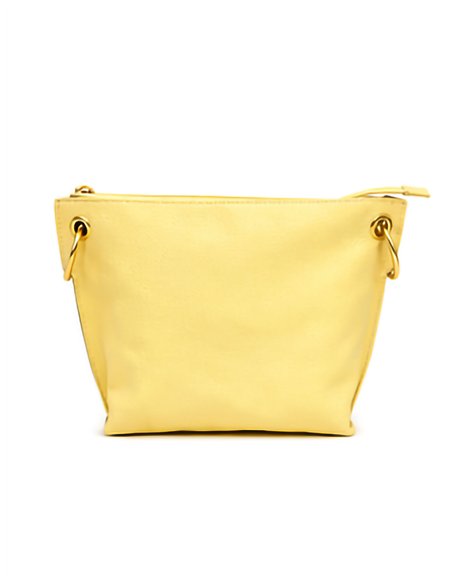 Bolso bandolera de piel