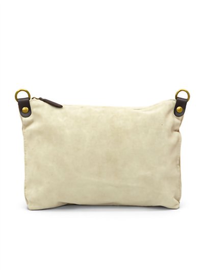 Bolso bandolera piel serraje tipo pouch