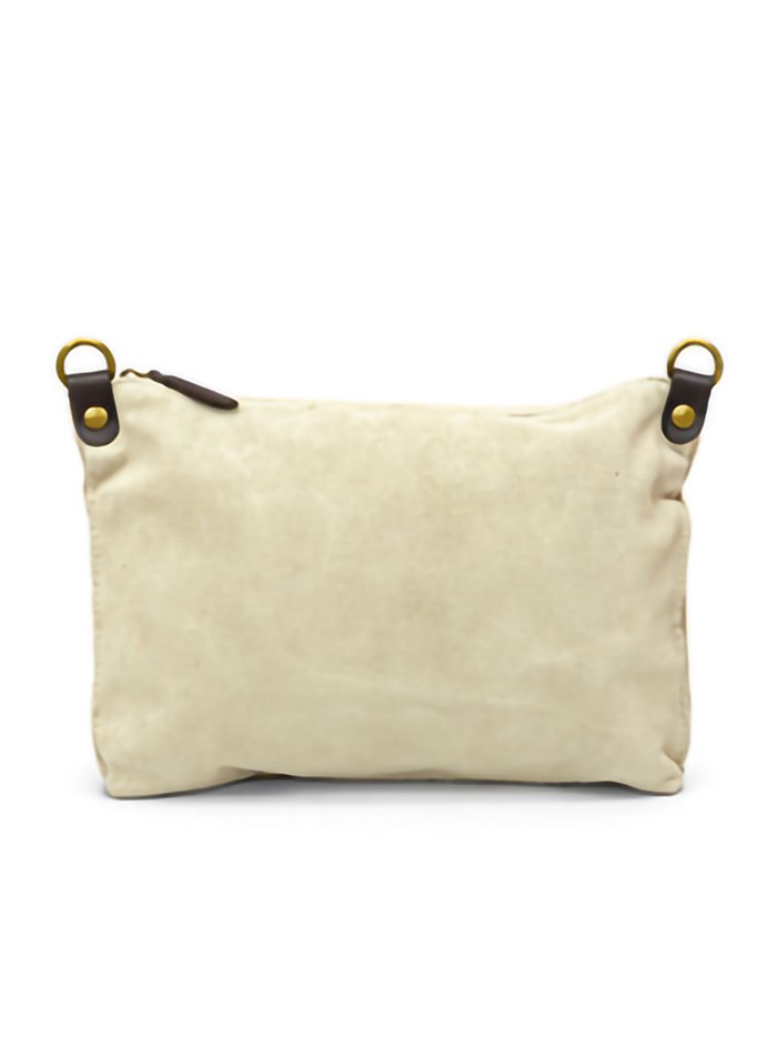 Bolso bandolera piel serraje tipo pouch