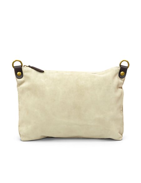 Bolso bandolera piel serraje tipo pouch