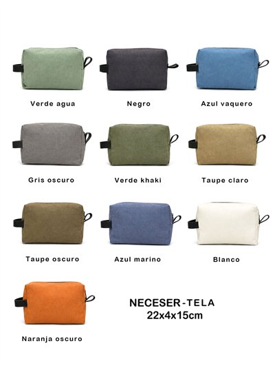 Neceser de lona