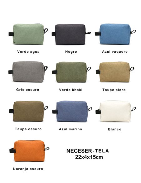 Neceser de lona