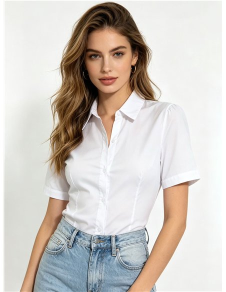 Essential short sleeve stretch shirt