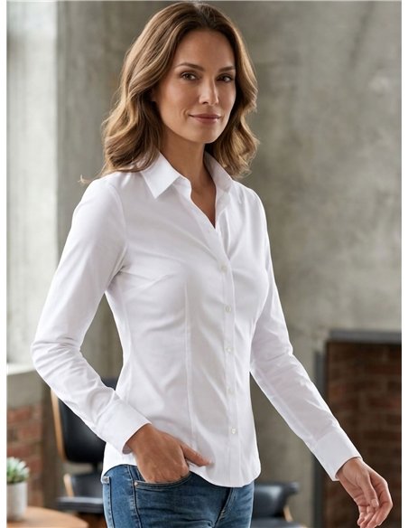 Essential long sleeve stretch shirt