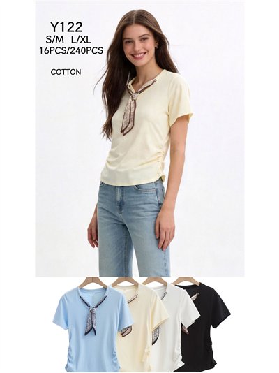 Camiseta detalle pañuelo 2