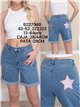 Bermuda vaquera estrella en bolsillo