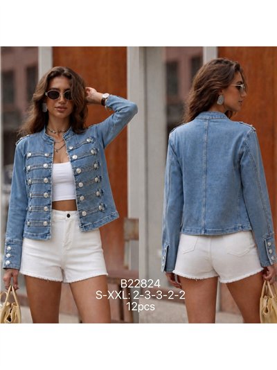 Chaqueta vaquera militar 2