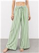 Pantalón palazzo rayas cordón
