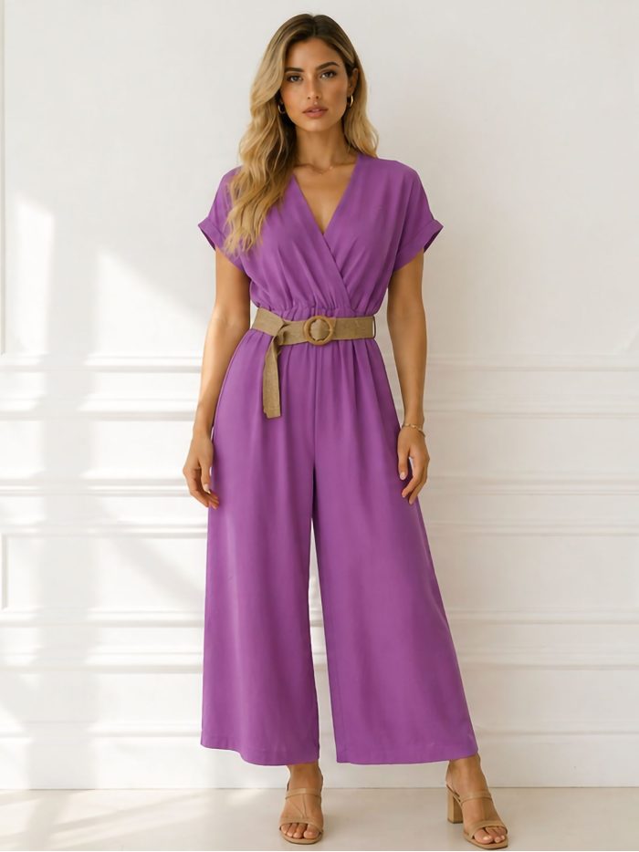 Combinaison simple avec ceinture | ZD-2577-LISO