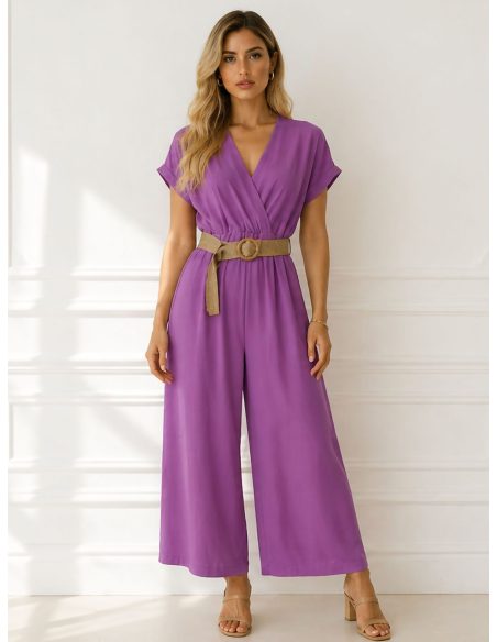 Combinaison simple avec ceinture | ZD-2577-LISO