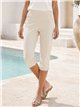 Stretch capri trousers