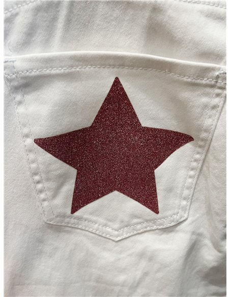 Glitter star pocket bermuda shorts