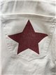 Glitter star pocket bermuda shorts