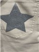 Glitter star pocket bermuda shorts