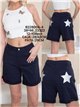 Glitter star pocket bermuda shorts