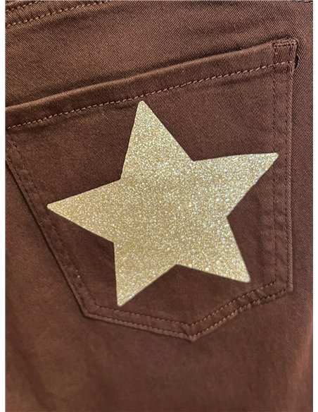 Glitter star pocket bermuda shorts
