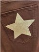 Glitter star pocket bermuda shorts