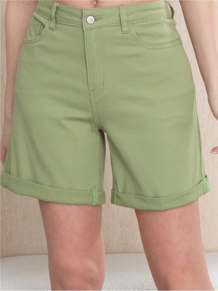 Glitter star pocket bermuda shorts