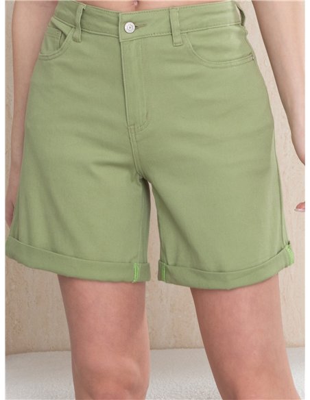 Glitter star pocket bermuda shorts