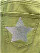 Glitter star pocket bermuda shorts