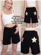 Glitter star pocket bermuda shorts