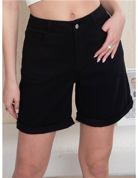 Glitter star pocket bermuda shorts