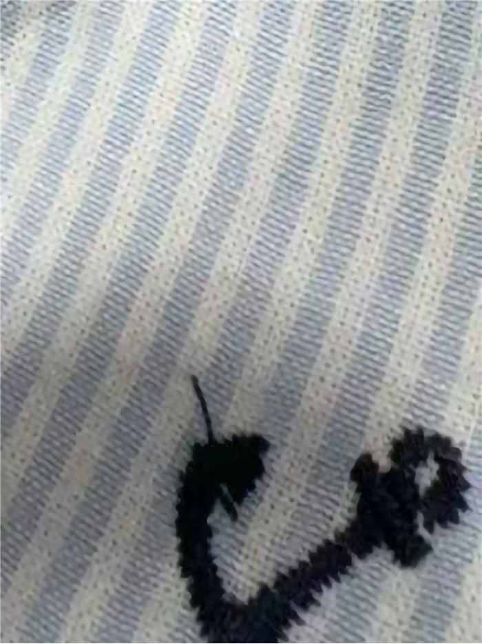 Camisa de manga curta com âncoras bordadas