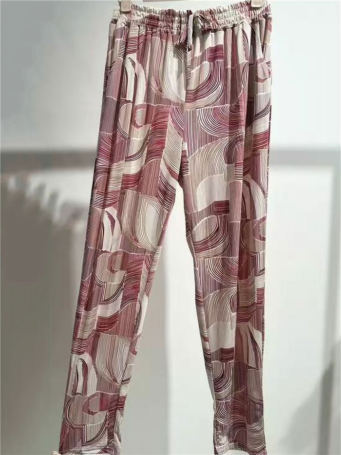 Pantalón lycra estampado geométrico