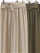 Straight leg trousers with buckle belt