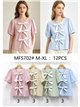 Blusa rayas con lazos