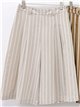Pantalón culotte amplio rayas con pinzas